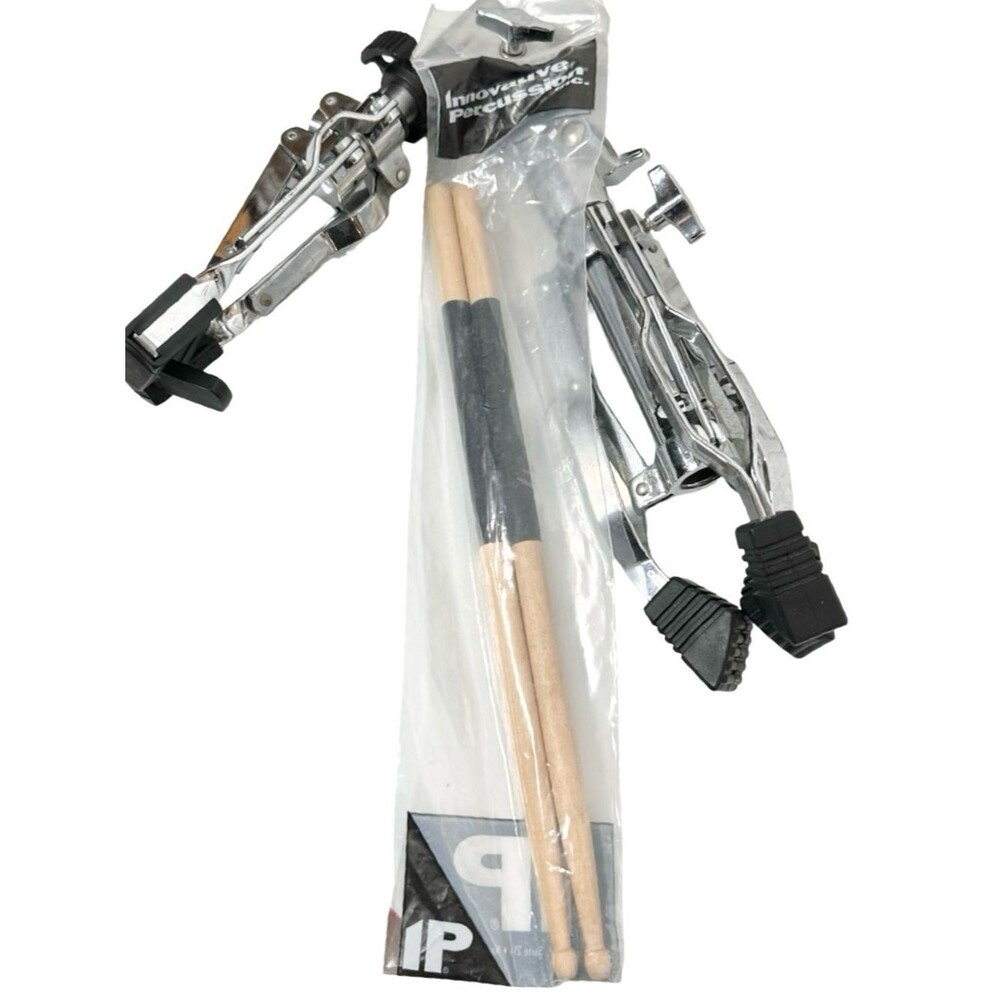 Percussion Drum Music Tripod Adjustable Stand w/ Drumsticks Professional Student